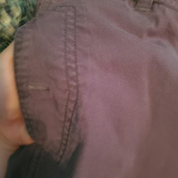 Vintage Dockers Grey Cropped Pants Grunge Punk Goth Grandpacore - Picture 3 of 6